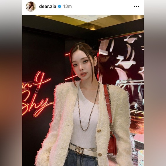 Auth Chanel 21A Crystal CC Logo Chain Belt w/ Gold Hardware - Picture 11 of 11